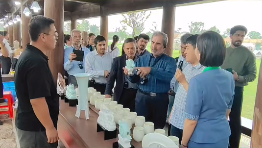 闪耀世界丨华光国瓷亮相尼山世界文明论坛